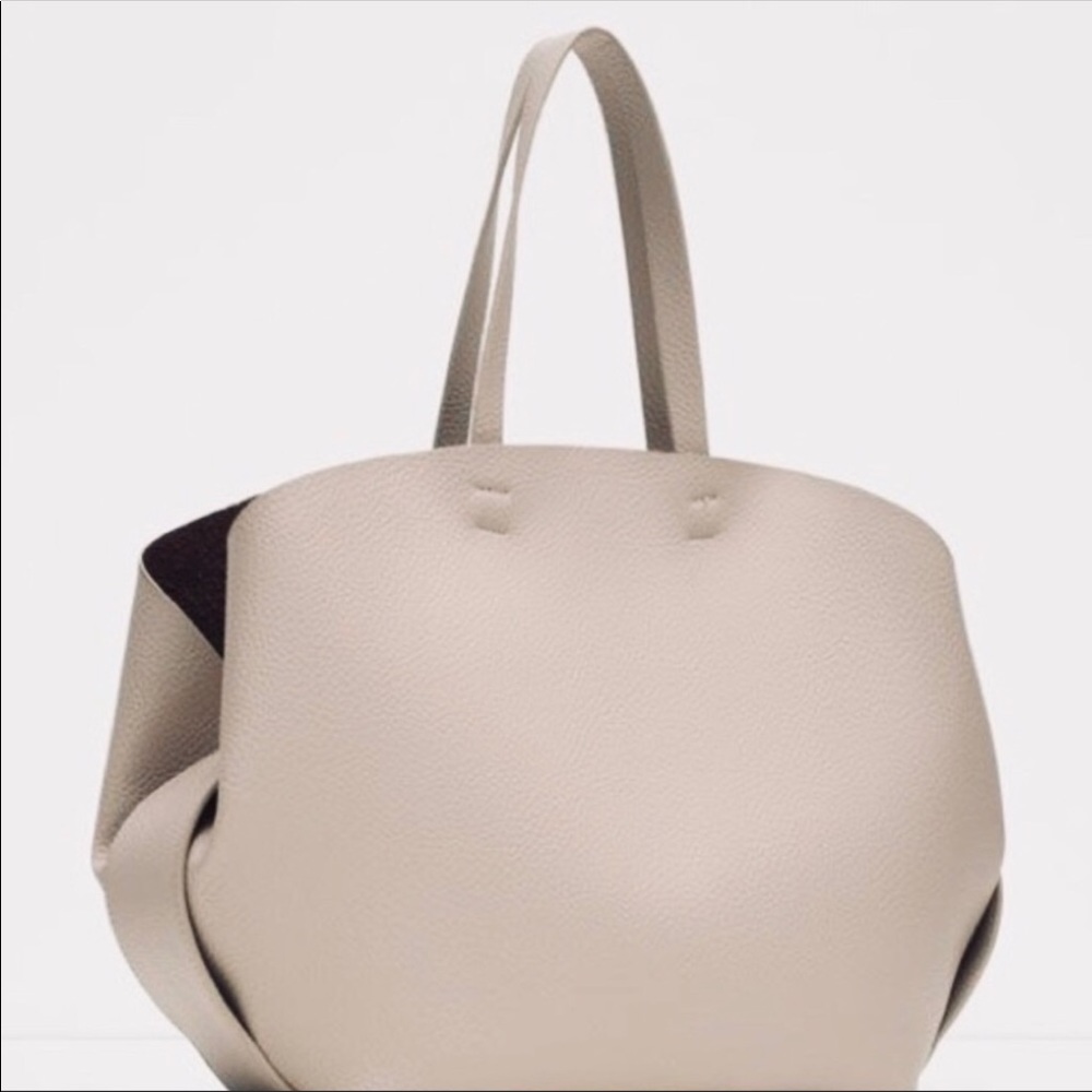Zara basic weekend tote